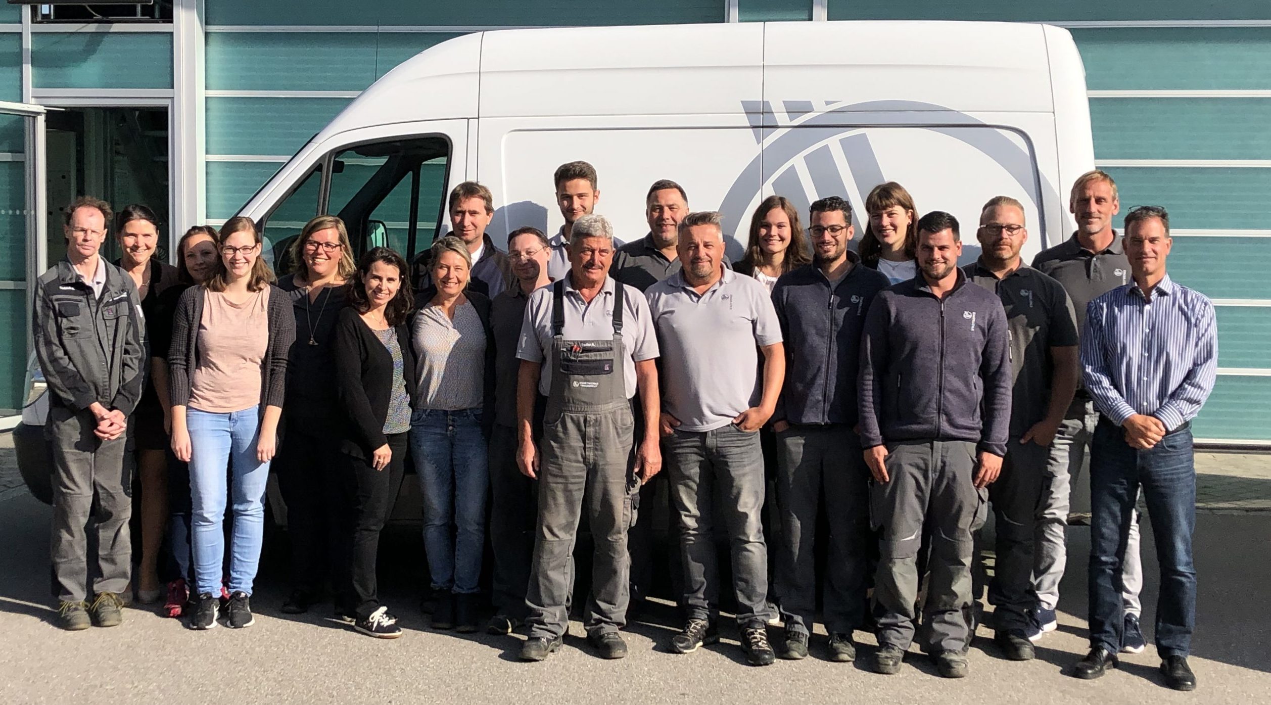 Mitarbeiter der Stadtwerke auf einem Gruppenbild